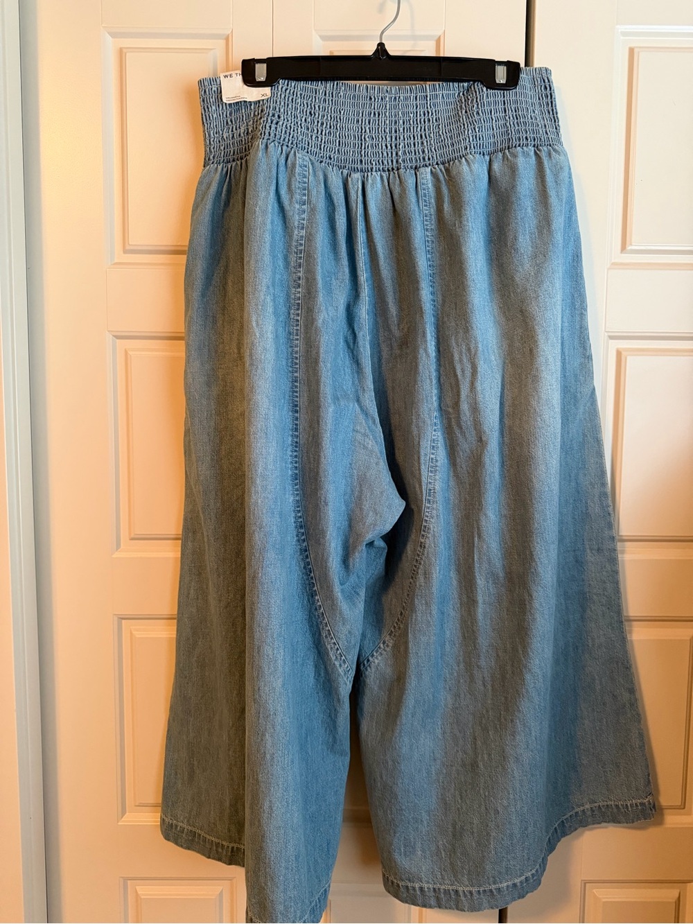 We The Free Light Blue Denim Harem Wide-Leg Pants - Picture 8 of 10